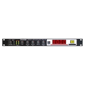 Eventide BD600E+ Broadcast Audio Delay with Extended Remote- Digital and Analog Audio, RS-232