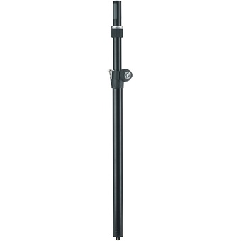 K&M 21367 Adjustable Threaded Satellite Speaker Pole Rod (Black)