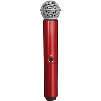Shure WA713-RED Colour Handle for BLX SM58/BETA58A Microphone (Red)