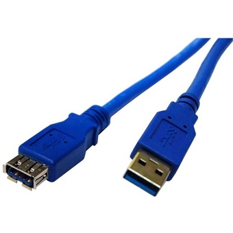DYNAMIX USB 3.0 Type A Male Extension Cable (Blue, 5 m)