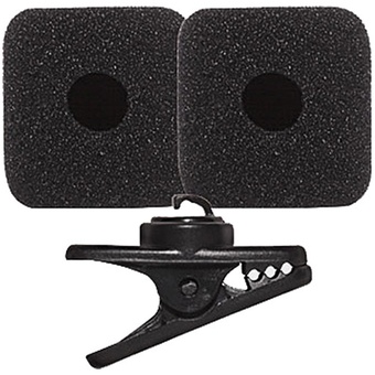 Shure RK377 Replacement Foam Windscreens and Clip for PGA31 Headset Microphone