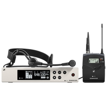 Sennheiser EW 100 G4-ME 3-II Wireless Bodypack System with ME 3-II Headset Microphone (A Band)