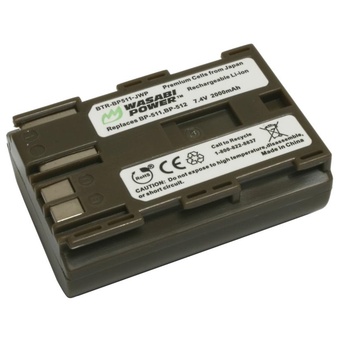Wasabi Power Battery for Canon BP-511, BP-511A, BP-512, BP-514