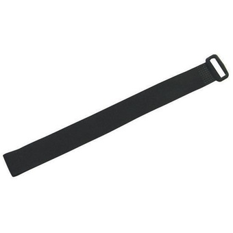 DYNAMIX Hook and Loop Cable Ties 300mm x 20mm (30 x 2 cm) - Pack of 10, Black