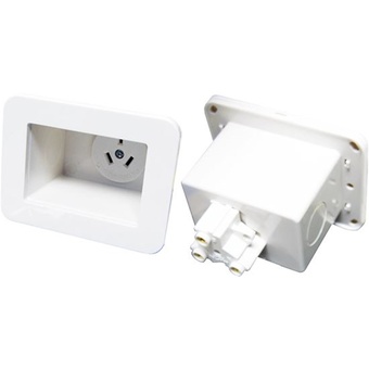 DYNAMIX Recessed Single Power Outlet