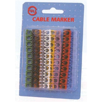 DYNAMIX Colour Coded Cable Markers - Pack of 100