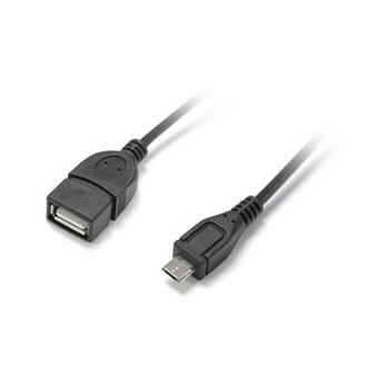 Câble Micro USB-B / Micro USB-B Mâle Double blindage 25cm - Audiophonics