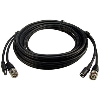 DYNAMIX BNC Male to Male with 2.1mm Power Cable Male/Female (15 m)