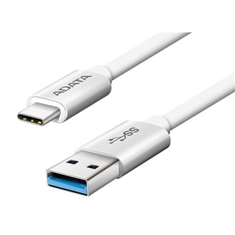 ADATA USB 3.1 Type C to Type A Connection Cable (White, 1 m)