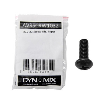 DYNAMIX AV Rack 10-32 screw kit 25 set/bag
