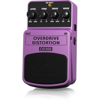 Behringer OD300 Overdrive and Distortion Stompbox Effect Pedal