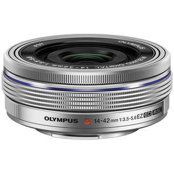 Olympus M.Zuiko 14-42mm f/3.5-5.6 Pancake Lens (Silver)