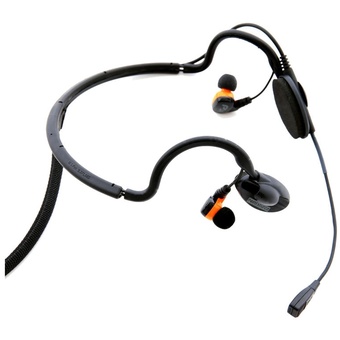 Point Source Audio CM-I5-5MS Dual In-Ear Intercom Headset with 5-Pin Male XLR for Stereo RTS Systems