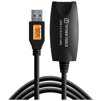 Tether Tools TetherPro USB 3.0 Type-A to USB Female Active Extension Cable 5m (Black)