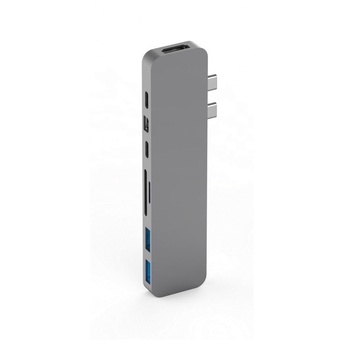 HYPER HyperDrive PRO 8-in-2 Hub for USB-C MacBook Pro 13"/15" (Space Gray)