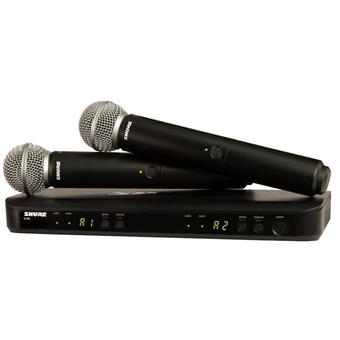 Shure BLX288/SM58 Dual-Transmitter Handheld Wireless System with SM58 Mics