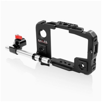 SHAPE Cage for Atomos Shinobi with 15 mm LWS swivel Rod Clamp