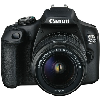 Canon EOS 1500D DSLR Camera with EFS 18-55mm III