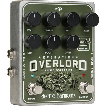 Electro-Harmonix Operation Overlord Stereo Overdrive Pedal