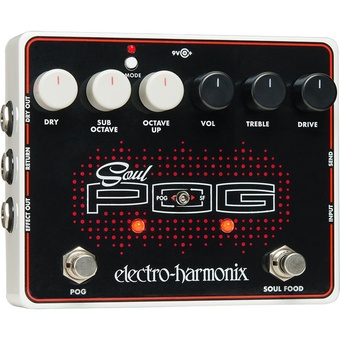 Electro-Harmonix Soul POG Overdrive and Polyphonic Octave Generator Pedal