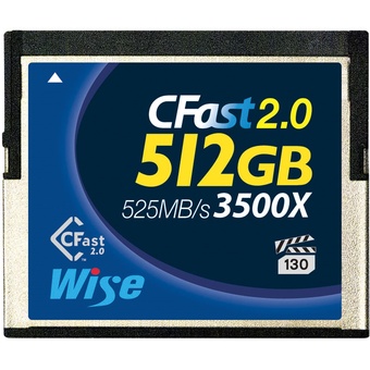 Wise 512GB CFast 2.0 Memory Card