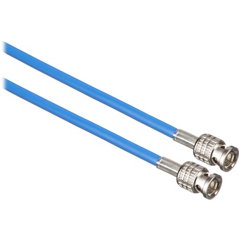 Canare 6" L-3CFW RG59 HD-SDI Coaxial Cable with Male BNCs (Blue)