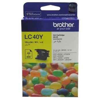 Brother LC40Y Yellow Ink Cartridge