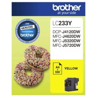 Brother LC233Y Yellow Ink Cartridge