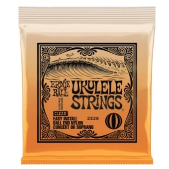 Ernie Ball Ukulele Ball End Nylon Strings Clear