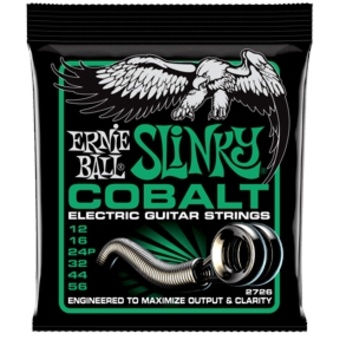 Ernie Ball Not Even Slinky Cobalt Electric Guitar Strings - 12-56 Gauge