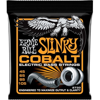 Ernie Ball Hybrid Slinky Cobalt Electric Bass Strings - 45-105 Gauge