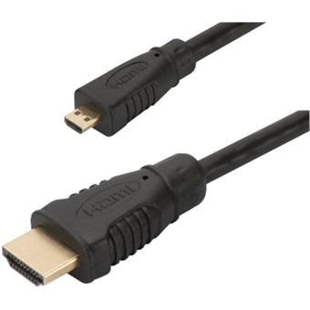 Digitus HDMI Type A (M) to Micro HDMI Type D (M) 2m Monitor Cable