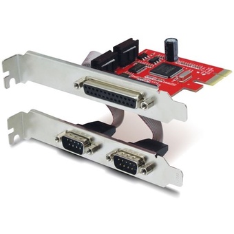 UNITEK 2 Port Serial + 1x Port Parallel PCI-E Card