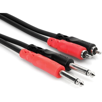 EXF Series 1/4 inch Plug to RCA Plug Premium Audio Cable 25ft