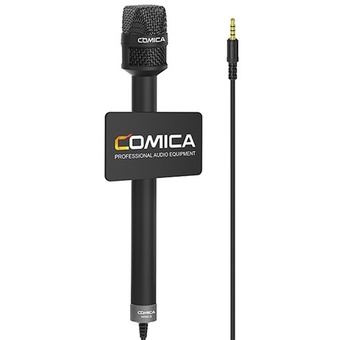 Comica Audio HRM-S Cardioid Handheld Microphone for Smartphones (Black, 3.5m)