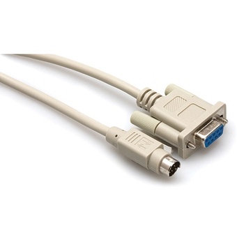 Hosa DBK-103 9-Pin D-Sub Female to Mini-Din 8-Pin Male Host Cable (7.6cm)