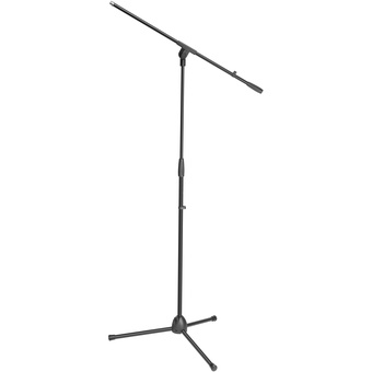 Adam Hall S 5 BE Microphone Stand with Boom Arm (Black)