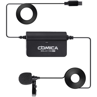 Comica Audio SIG.LAV V05(UC) Omnidirectional USB-C Lavalier Microphone (Black, 3m)