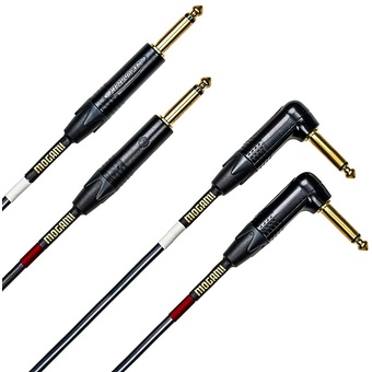 Mogami Gold Series Unbalanced Stereo Keyboard Cable 2 X Right Angle to 2X Straight (4.5m)