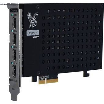 Osprey Raptor Series 944 PCIe Capture Card with 2 x HDMI 1.4 and 2 x HDMI 1.3 Channels