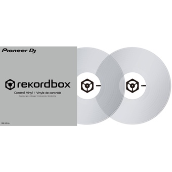 Pioneer DJ RB-VD1-CL Control Vinyl for rekordbox dj - Double Pack (Clear)