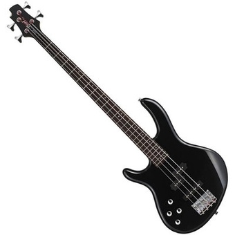 Cort Action Bass Plus Left-Handed Bass Guitar (Black)