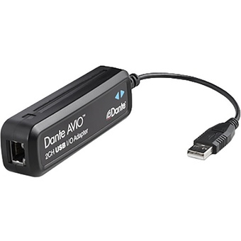 Audinate Dante AVIO 2x2 USB I/O Adapter for Dante Audio Network
