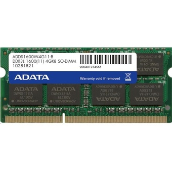 ADATA 4GB DDR3L-1600 PC3L-12800 1.35v SODIMM