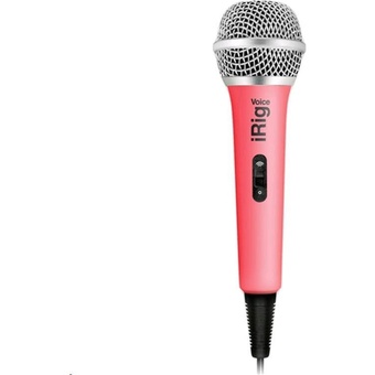 IK Multimedia iRig Voice iOS/Android Handheld Microphone (Pink)
