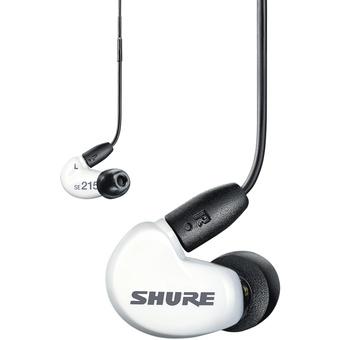 Shure AONIC 215 Special Edition Sound Isolating Earphones (White)