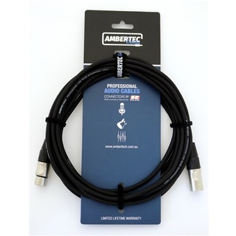 Ambertec AMB0-XX3-M0-010 Microphone cable REAN XLR M-F (1m)