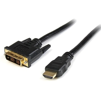 StarTech HDMI Male to DVI-D Male Cable (1.8m, Black)