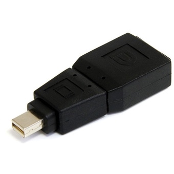 StarTech Mini DisplayPort Male to DisplayPort Female Adapter Converter (Black)