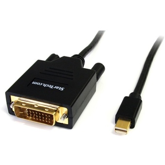StarTech Mini DisplayPort Male to DVI-D Male Cable (1.8m, Black)